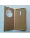 کیف هوشمند فلیپ کاوری گوشی ال جی مدل G3 جی تری - کیفیت درجه یک - درب پشت چرمی - مشکی و طلایی